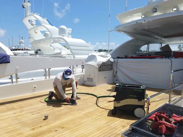Teak Sanding and Restoration